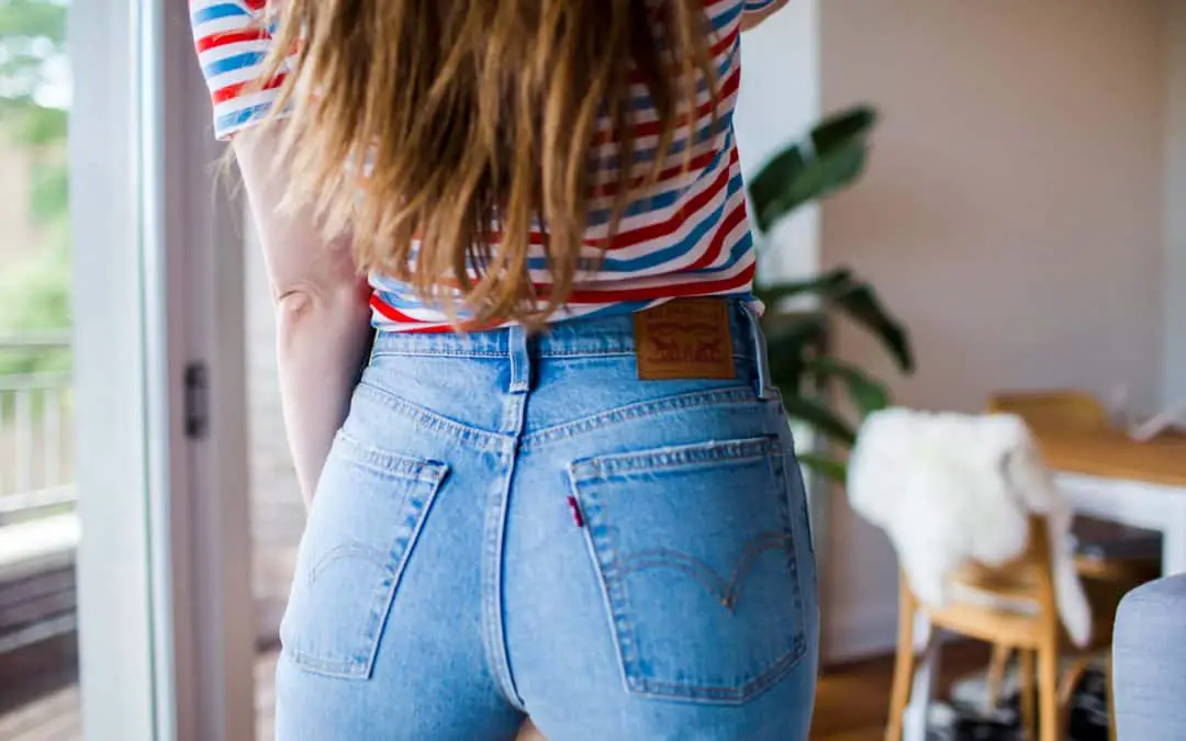 wedgie in jeans