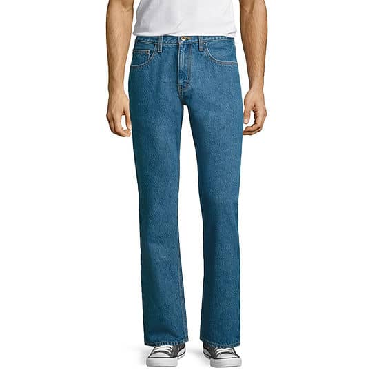 MEN’S CITY STREETS SLIM FIT JEANS FROM JC PENNY