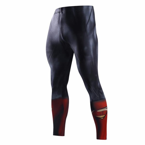 SUPERMAN Compression Leggings Pants for Men