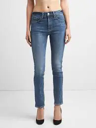 HIGH RISE SLIM STRAIGHT JEANS FROM GAP FOR WOMEN
