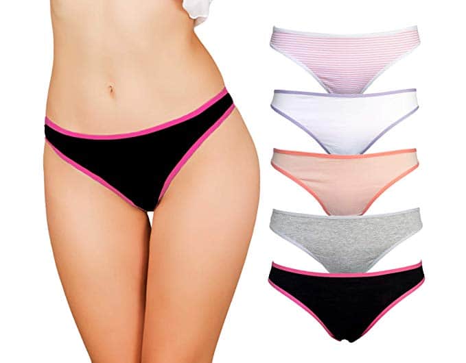 Emprella Cotton Thongs for Women-Ladies Underwear Panties- Women's Thong Pack Breathable